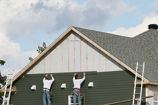 Professional Siding Contractor technician working in New Millport, PA